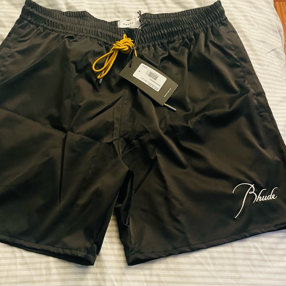 Rhude Men's Black Swim Shorts brand new with tags 🏷️